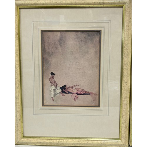 1460 - Sir William Russell-Flint PRWS RA ROI (Scottish, 1880-1969) A pair of framed prints of female nude s... 