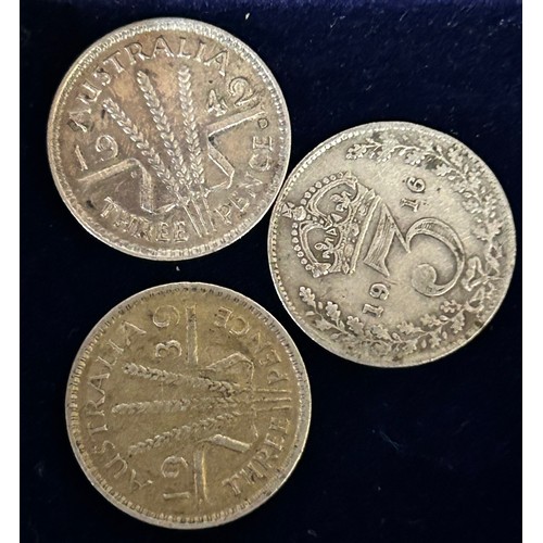 832 - Six Queen Victoria silver crowns, 1889 x 3, 1890, 1895, 1900, a George V threepence 1916, 2 x George... 