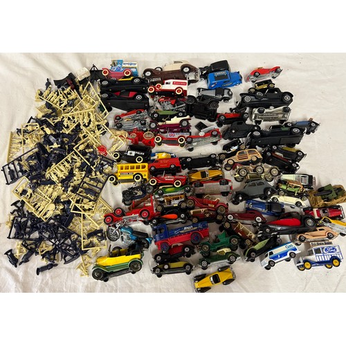 1328 - A large collection of model vehicles to include 9 Solido, 26 Efsi, 20 Corgi Juniors, approx 100 Matc... 