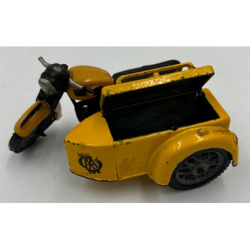 1329 - A Zebra Toys AA patrol motor bike along with two Burago racing cars scale 1/18 comprising of an Alfa... 