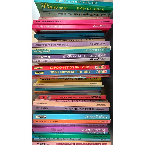 1164 - A large quantity (4 boxes) of pop up books, late 20thC - majority children's,  some science and  ani... 