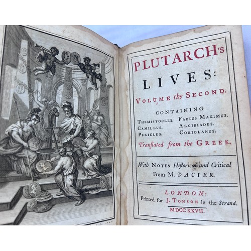 1171 - Classics. Plutarch’s Lives in Eight Volumes. Translated from the Greek with Notes Historical & 
Crit... 