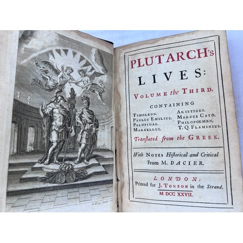 1171 - Classics. Plutarch’s Lives in Eight Volumes. Translated from the Greek with Notes Historical & 
Crit... 