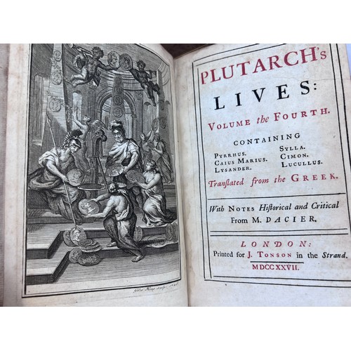 1171 - Classics. Plutarch’s Lives in Eight Volumes. Translated from the Greek with Notes Historical & 
Crit... 