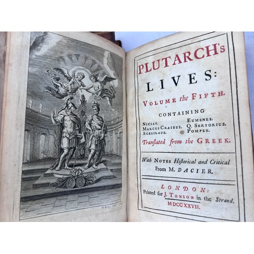 1171 - Classics. Plutarch’s Lives in Eight Volumes. Translated from the Greek with Notes Historical & 
Crit... 