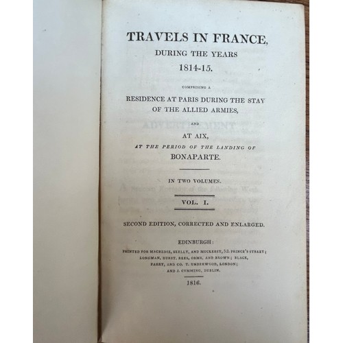 1176 - Napoleon. O’Meara, Barry E. Napoleon in Exile; or, A Voice from St. Helena. London. W. 
Simpkin. 182... 