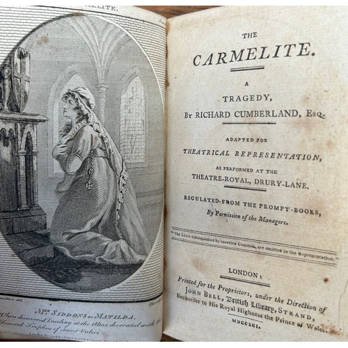 1177 - Plays. Vanbrugh, Sir John. Plays. London. C. Hitch et al. 1759. 2 vols. Full calf. Vol 1 pp. 21 - 
2... 