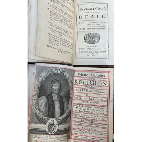 1187 - Religion. Rowe, Elizabeth. Friendship in Death. London. Henry Lintot. 1743. With a further 29 
vols,... 