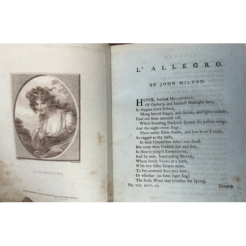 1201 - Clerk. Thomas. The Works of William Hogarth. London. R. Scholey. 1810. 2 vols. 2 engraved 
title, 87... 