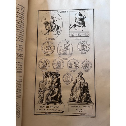 1204 - Montfaucon, Bernard de. L’Antiquite Expliquee et Representee en Figures. Tome Premier. Les 
Dieux de... 