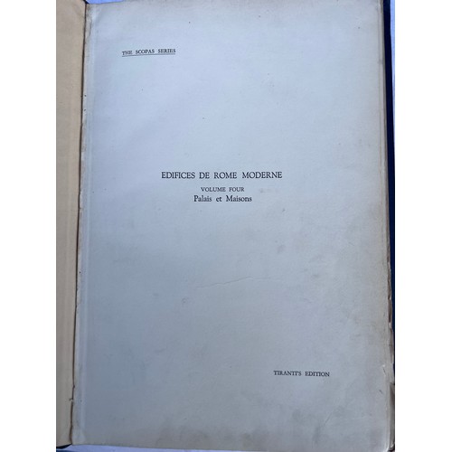 1205 - Architecture & Antiques. Letarouilly, Paul. Edifices de Rome Moderne. London. John Tiranti & 
Co. (1... 