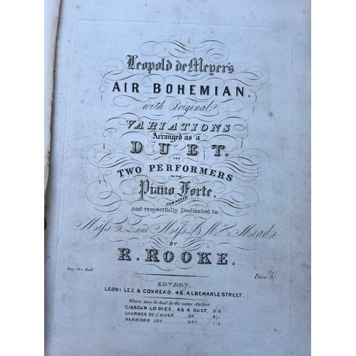 1206 - C19th Musical Scores. Rossini. Il Barbiere di Seviglia. Vienna. M J Leidesdorf. ND (Circa 1826 
- 18... 