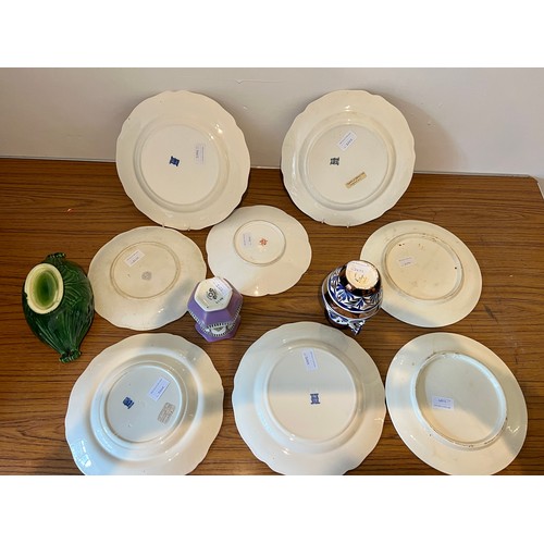 170 - A quantity of mainly 19thC ceramics to include plates, vases etc. (11)