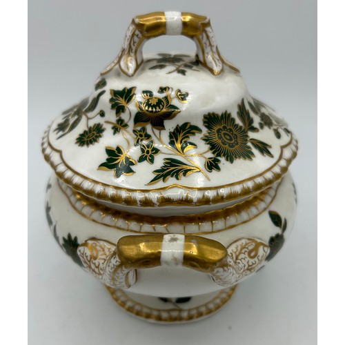 203 - A group of mainly Spode porcelain hand-painted and transfer-printed wares, c. 1820. Including desser... 