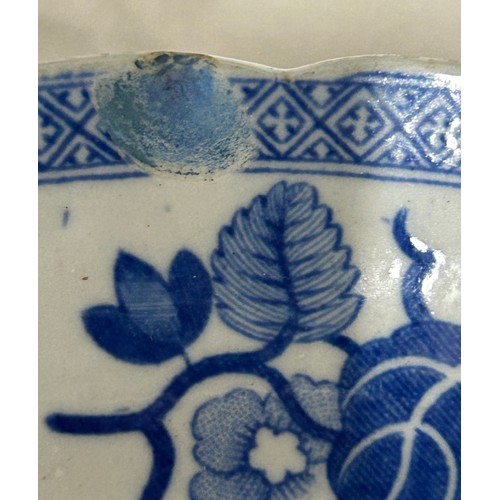 220 - A group of early 19th century blue and white transfer-printed Spode plates, c. 1800-20. To include: ... 