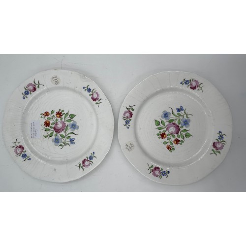 262 - A group of early 19th century hand-painted porcelain, c. 1820. To include Spode, Masons and others. ... 