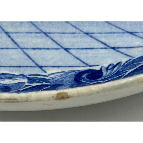 280 - A group of uncommon 19th century blue and white transfer-printed Spode wares, c. 1820. To include: C... 