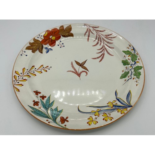 305 - A group of early 19th century Spode creamware and pearlware decorated plates, c. 1820. Largest: 25 c... 