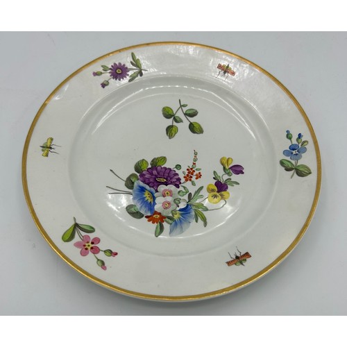 305 - A group of early 19th century Spode creamware and pearlware decorated plates, c. 1820. Largest: 25 c... 