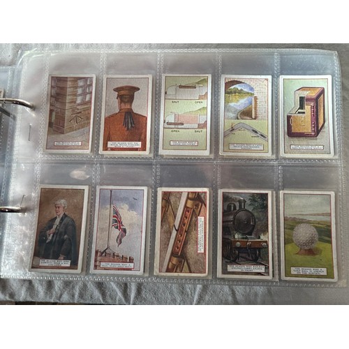 1003 - A large collection of Cigarette cards in 7 x albums the majority complete sets including Cavanders, ... 