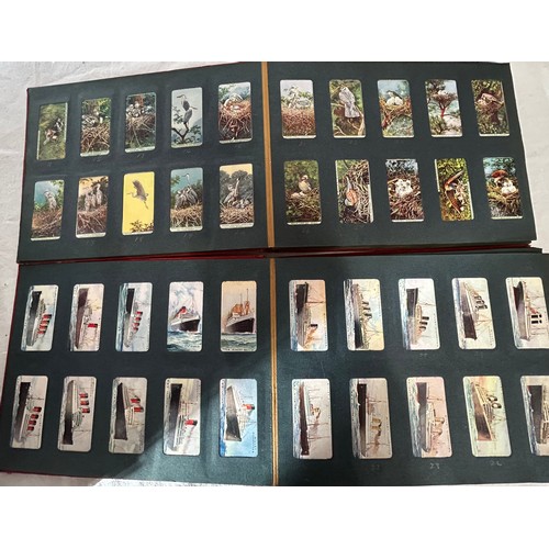 1003 - A large collection of Cigarette cards in 7 x albums the majority complete sets including Cavanders, ... 