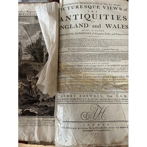 1245 - Boswell's Views, Henry Boswell - Picturesque Views of The Antiquities of England and Wales (newspape... 