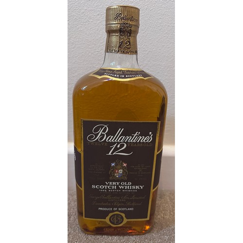 1281 - Various wine and spirits to include Ballantine's 12 years old Scotch Whisky, Glen Turner Pure Malt S... 