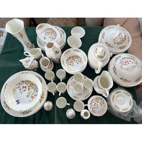 445 - A large quantity of Aynsley Cottage Garden dinner and coffee service etc, to include 2 x tureens, 7 ... 