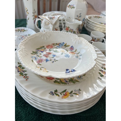 445 - A large quantity of Aynsley Cottage Garden dinner and coffee service etc, to include 2 x tureens, 7 ... 