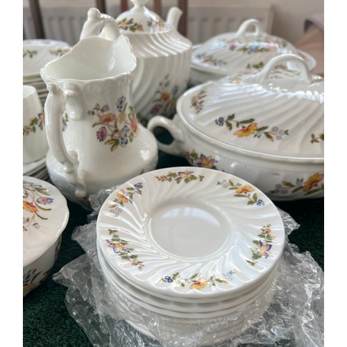 445 - A large quantity of Aynsley Cottage Garden dinner and coffee service etc, to include 2 x tureens, 7 ... 