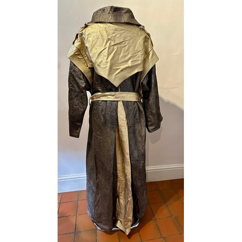 945 - A collection of CiBi vintage costume labelled made in England to include, a gold leather faux crocod... 