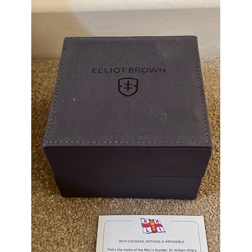 772 - An Elliot Brown Canford RNLI wristwatch. (proceeds to RNLI charity) Boxed.

Good working order, very... 