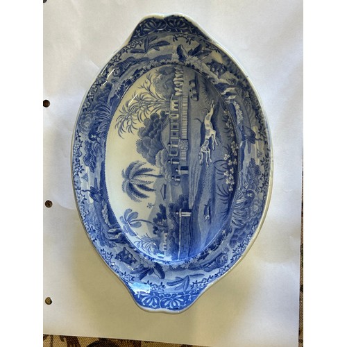 246 - A group of early 19th century blue and white transfer-printed Spode wares, c. 1810-20. To include: a... 