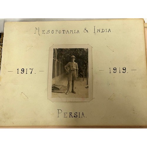 914 - An album containing photographs of Mesopotamia and India 1917-1919 to include Baghdad, Babylon, Mosu... 