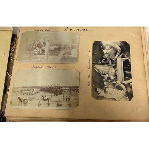 914 - An album containing photographs of Mesopotamia and India 1917-1919 to include Baghdad, Babylon, Mosu... 