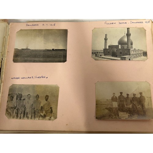 914 - An album containing photographs of Mesopotamia and India 1917-1919 to include Baghdad, Babylon, Mosu... 