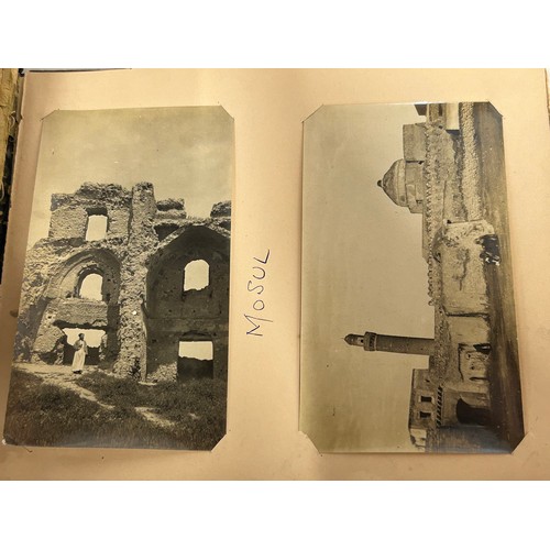 914 - An album containing photographs of Mesopotamia and India 1917-1919 to include Baghdad, Babylon, Mosu... 