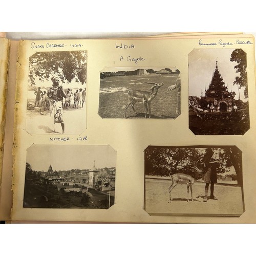 914 - An album containing photographs of Mesopotamia and India 1917-1919 to include Baghdad, Babylon, Mosu... 