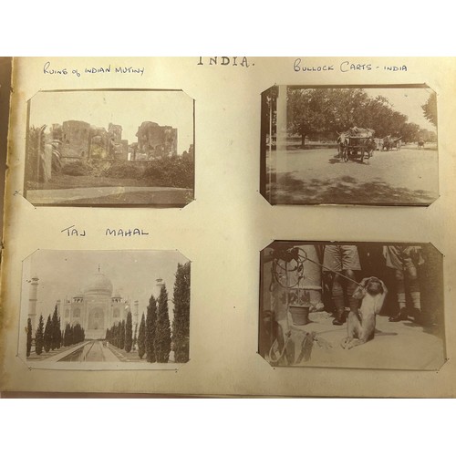 914 - An album containing photographs of Mesopotamia and India 1917-1919 to include Baghdad, Babylon, Mosu... 