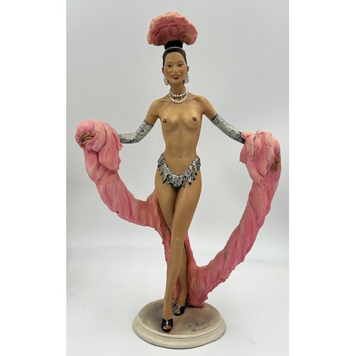 372 - Three 20thC figurines to include Michael J. Sutty limited edition porcelain 'Diana' 91/250 height 39... 