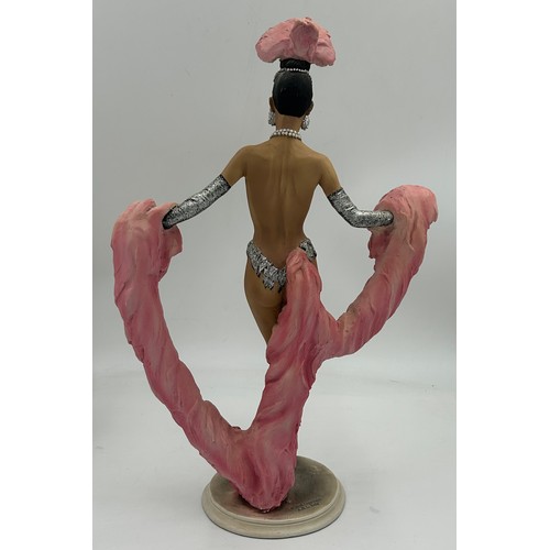 372 - Three 20thC figurines to include Michael J. Sutty limited edition porcelain 'Diana' 91/250 height 39... 