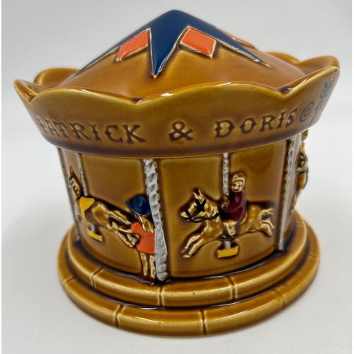 383 - A collection of Showman's Fellowship Guild Withernsea Eastgate Pottery to include 2 x carousels 'Pat... 