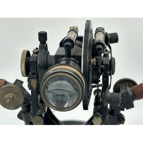 958 - A Cooke, Troughton & Simms Ltd., York, theodolite No. 35152, 30cm h. together with a boxed rolling r... 