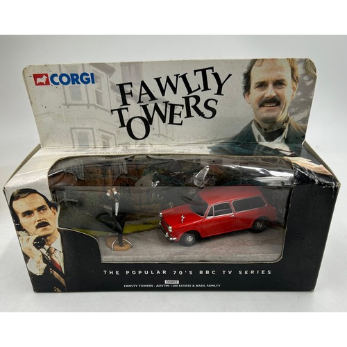 1108 - A collection television related cars to include Corgi Chitty Chitty Bang Bang 05301, Dads Army Thron... 