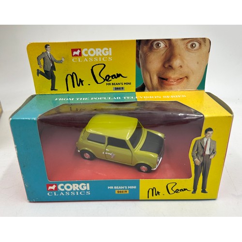 1108 - A collection television related cars to include Corgi Chitty Chitty Bang Bang 05301, Dads Army Thron... 