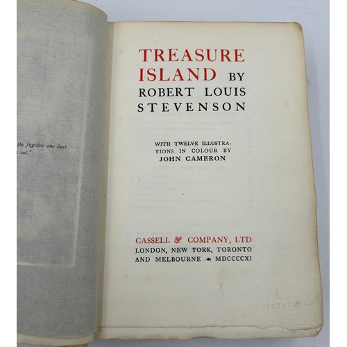 1041 - Treasure Island by Robert Louis Stevenson 1911 first limited edition 0000/250 Presentation Copy embo... 