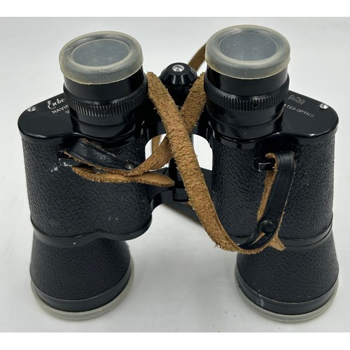 962 - Three pairs of binoculars to include German Afrika Corps Tropical Officers stamped 6 x 30 with tropi... 