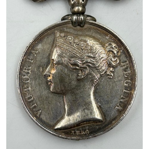 1006 - Crimea War Medal (1854-56) with no name on the edge and slight fading to ribbon.