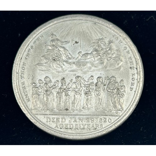 733 - White metal coins to include Crystal Palace Opening MDCCCLIV, Queen Victoria & Prince Albert 1851 In... 