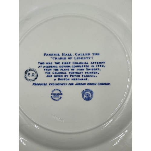 414 - A collection of ceramics to include 3 x Johnson Brothers plates 'Thanksgiving Historic America Froze... 